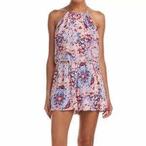 PARKER Romper Catamaran Floral Silk Shorts Jumpsuit‎ XS